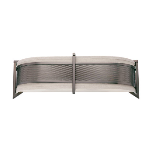 Nuvo 60/4438 Diesel; 3 Light; Horizontal Sconce with Khaki Fabric Shade