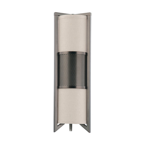 Nuvo 60/4439 Diesel; 3 Light; Vertical Sconce with Khaki Fabric Shade