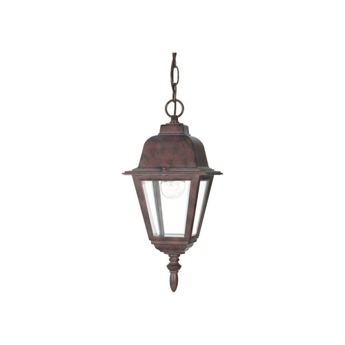Nuvo 60/488 Briton; 1 Light; 10 in.; Hanging Lantern with Clear Glass