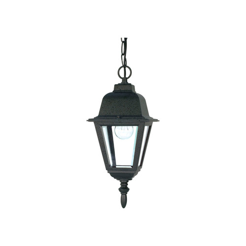 Nuvo 60/489 Briton; 1 Light; 10 in.; Hanging Lantern with Clear Glass