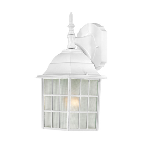 Nuvo 60/4904 Adams; 1 Light; 14 in.; Outdoor Wall with Frosted Glass