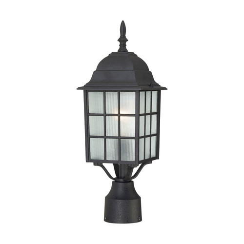 Nuvo 60/4909 Adams; 1 Light; 17 in.; Outdoor Post with Frosted Glass