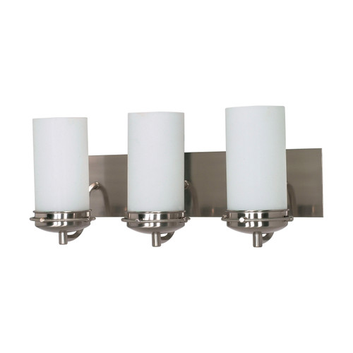 Nuvo 60/496 Polaris; 3 Light; CFL; 21 in.; Vanity; (3) 13W GU24 Lamps Included