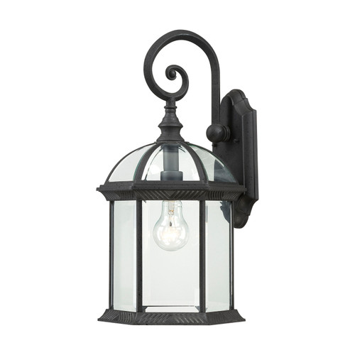 Nuvo 60/4966 Boxwood; 1 Light; 19 in.; Outdoor Wall with Clear Beveled Glass