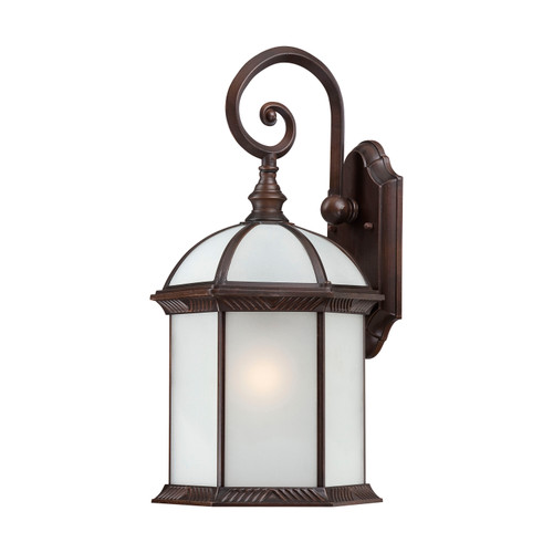 Nuvo 60/4985 Boxwood ES; 1 Light; 19 in.; Outdoor Wall with Frosted Glass; (1) 26W GU24 Base Lamp Included
