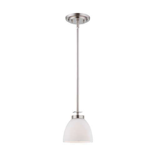 Nuvo 60/5015 Bentley; 1 Light; Mini Pendant with Frosted Glass