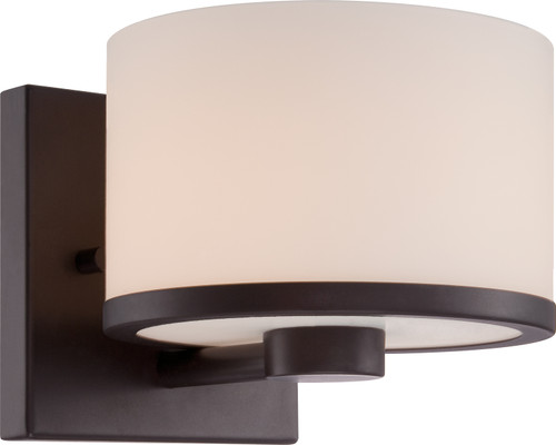 Nuvo 60/5571 Celine; 1 Light; Vanity Fixture with Etched Opal Glass