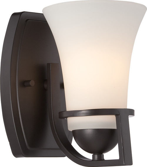 Nuvo 60/5581 Neval; 1 Light; Vanity Fixture with Satin White Glass