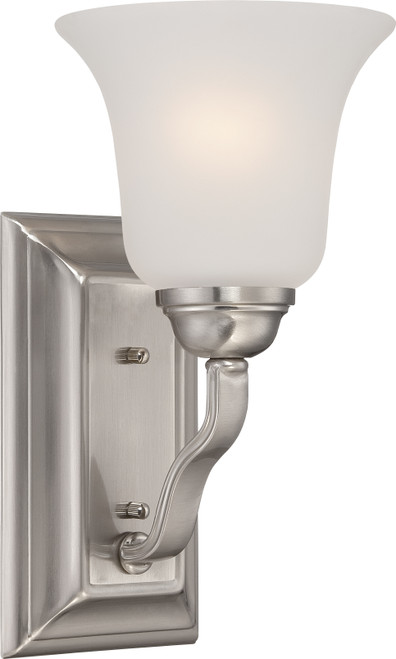 Nuvo 60/5591 Elizabeth; 1 Light; Vanity Fixture with Frosted Glass