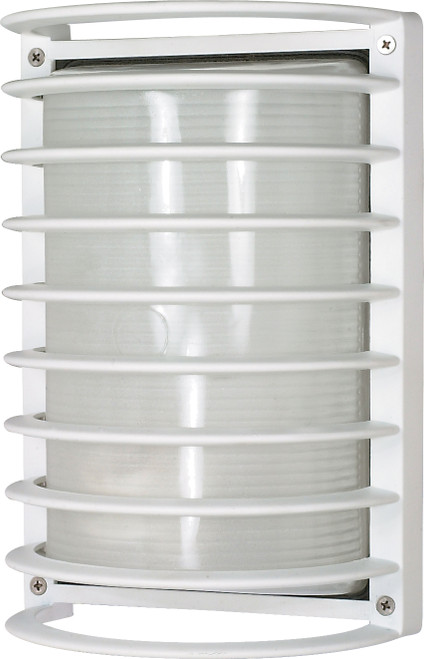 Nuvo 60/576 1 Light; CFL; 10 in.; Rectangle Cage Bulk Head; (1) 18W GU24 Lamp Included