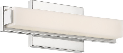 Nuvo 62/1101 Slick LED 13 in.; Vanity Fixture; Polished Nickel Finish