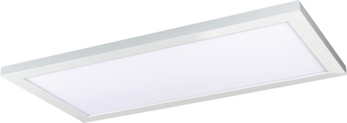 Nuvo 62/1152 22W; 12 in.; x 24 in.; Surface Mount LED Fixture; 5000K; 80 CRI; Low Profile; White Finish; 120/277V