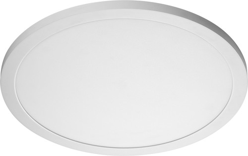 Nuvo 62/1192 30W; 19 in.; Flush Mount LED Fixture; 3000K; Round Shape; White Finish; 120/277V