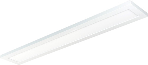 Nuvo 62/1256 30W; 5 in.; x 36 in.; Surface Mount LED Fixture; 4000K; 90 CRI; Low Profile; White Finish; 120/277V