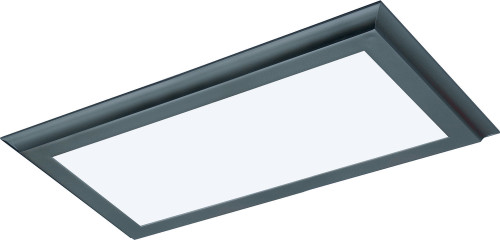 Nuvo 62/1282 22W; 12 in.; x 24 in.; Surface Mount LED Fixture; 4000K; Bronze Finish; 120/277V