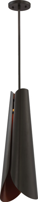 Nuvo 62/847 Thorn; Large LED Pendant; Bronze with Copper Accents Finish