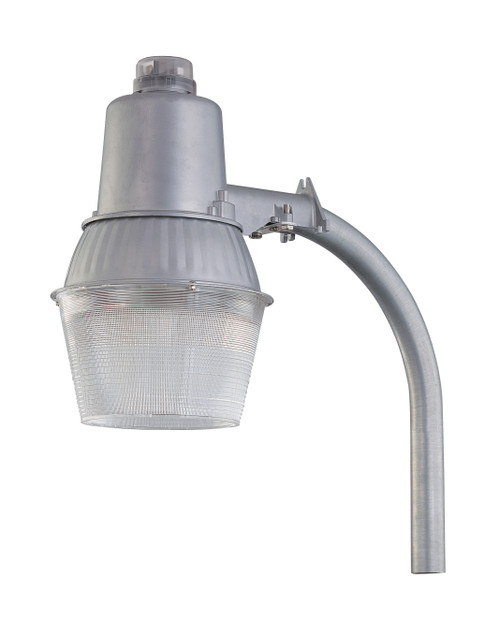 Nuvo 65/003R CFL Security Light; with photcell and Galvanized Steel 24 in.; Extension Arm; (1) 32W CFL