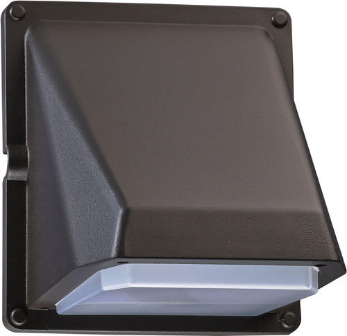 Nuvo 65/050 LED Wall Pack; 11W; Bronze Finish; 120-277V