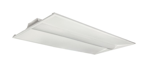 Nuvo 65/691 2X4 Single Basket LED Troffer Fixture; Wattage Selectable; CCT Selectable; Lumens Selectable; 100-277V