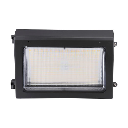 Nuvo 65/758 CCT and Wattage Adjustable LED Wall Pack; Integrated Bypassable Photocell; CCT Selectable from 3000, 4000 or 5000K; Wattage Selectable from 80, 100, or 120 Watt; 120-347 Volt