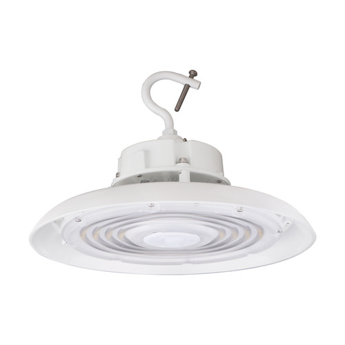 Nuvo 65/794 150W UFO LED High Bay;  21600 Lumens; 5000K; 120-277 Volt; 0-10V Dimmable; White Finish