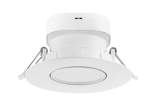 Satco S11709 7 watt LED Direct Wire Downlight; Gimbaled; 4 inch; 3000K; 120 volt; Dimmable