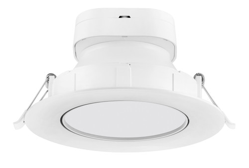 Satco S11713 9 watt LED Direct Wire Downlight; Gimbaled; 6 inch; 3000K; 120 volt; Dimmable