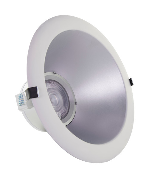 Satco S11816 32 Watt Commercial LED Downlight; 8 in.; Color Adjustable; Lumen Adjustable; 120-277 volt