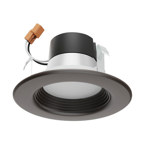 Satco S11834 7 Watt; LED Downlight Retrofit; 4 Inch; CCT Selectable; 120 volts; Dimmable; Bronze Finish
