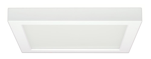 Satco S21517 18.5 watt; 9" Flush Mount LED Fixture; 4000K; Square Shape; White Finish; 120 volts