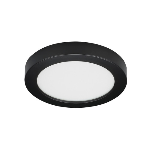 Satco S21528 13.5 watt; 7" Flush Mount LED Fixture; 3000K; Round Shape; Black Finish; 120 volts