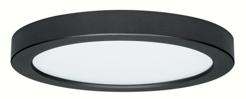 Satco S21541 25 watt; 13" Flush Mount LED Fixture; 3000K; Round Shape; Black Finish; 120 volts