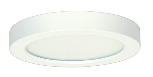 Satco S29360 13.5 watt; 7" Flush Mount LED Fixture; 5000K; Round Shape; White Finish; 120 volts