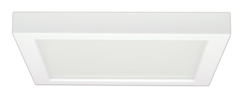 Satco S29363 18.5 watt; 9" Flush Mount LED Fixture; 5000K; Square Shape; White Finish; 120 volts