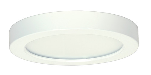 Satco S29367 13.5 watt; 7" Flush Mount LED Fixture; 3000K; Round Shape; White Finish; 120 volts; 0-10V Dimming