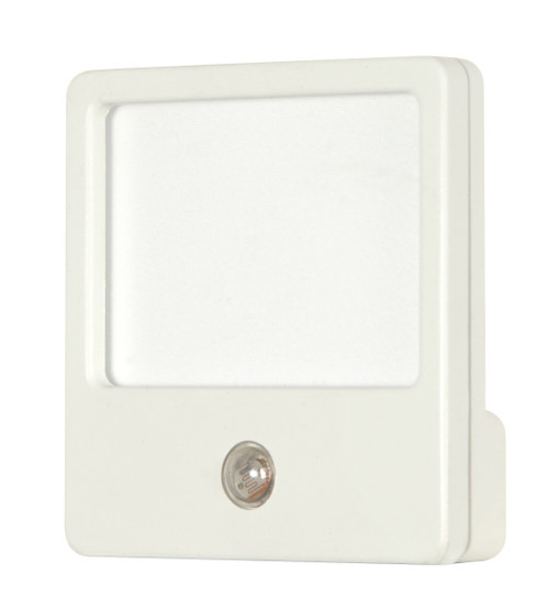 Satco S75/072 LED Night Light; Automatic Sensor; On at Dusk - Off at Dawn; Square Luminous Surface