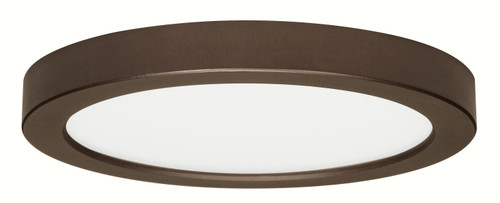 Satco S9338 18.5 watt; 9" Flush Mount LED Fixture; 2700K; Round Shape; Bronze Finish; 120 volts