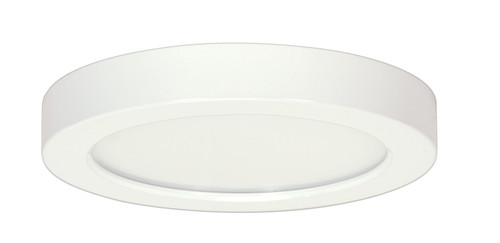 Satco S9339 18.5 watt; 9" Flush Mount LED Fixture; 3000K; Round Shape; White Finish; 120 volts