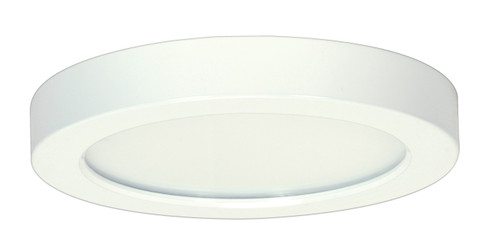 Satco S9684 13.5 watt; 7" Flush Mount LED Fixture; 3000K; Round Shape; White Finish; 120 volts; 90CRI