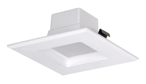 Satco S9756 10 watt LED Downlight Retrofit; 4 inch square shape; 2700K; 120 volt