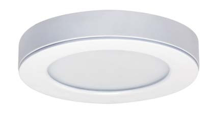 Satco S9880 12.5 watt; 6" Flush Mount LED Fixture; 3000K; White finish; 120 volts