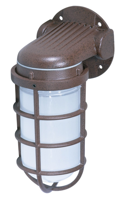 Nuvo SF76/621 1 Light - 10" - Industrial Style - Wall Mount with Frosted Glass - Old Bronze Finish