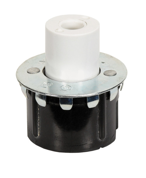 Satco 80/2026 Slimline FA Base; Plunger; Quickwire Terminals; For 18AWG Standard Or No. 18-16 Solid; 660W; 600V