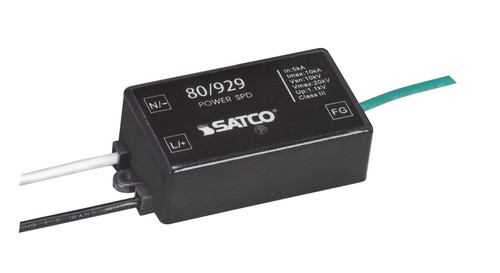Satco 80/929 LED HID Surge Protector; 100-277V AC; 10KV Protection Level