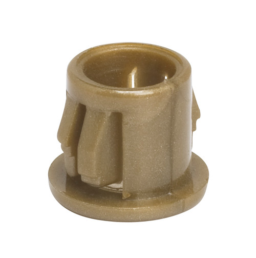 Satco 90/1824 Nylon Snap-In Bushing; For 5/16" Hole; Gold Finish