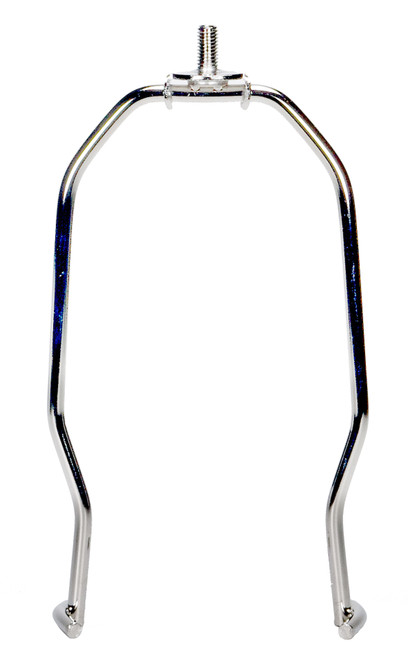 Satco 90/2247 Heavy Duty Harp; Polished Nickel Finish; 6" Height; 1/4-27 Thread
