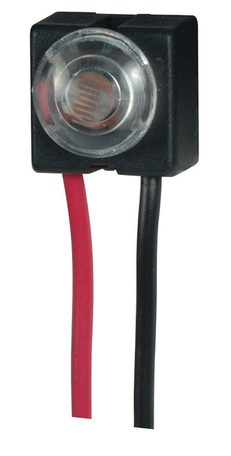 Satco 90/2430 Photoelectric Switch; Plastic DOS Shell; 25W-125V Rating; Indoor Incandescent Use Only; 5/8" Height; 5/8" Width; 3/8" Diameter