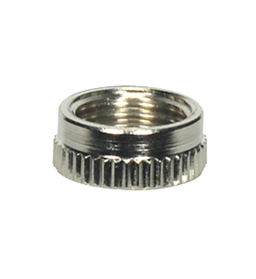 Satco 90/2584 Knurled Nut For Switches; Nickel For Rotary And Push