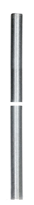 Satco 90/271 1/8 IP Steel Nipple; Zinc Plated; 24" Length; 3/8" Wide