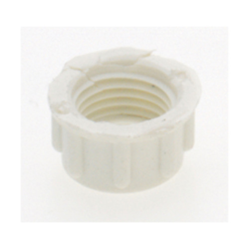 Satco 90/321 Plastic Bushing; 1/8 IP Female; White Finish